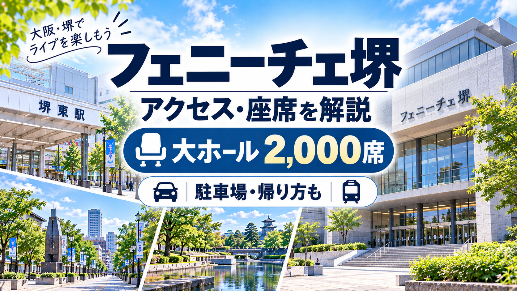 フェニーチェ堺のアクセス・座席・駐車場・ライブ遠征ガイド